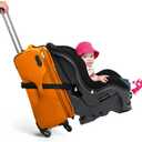 V VOLKGO Car Seat Travel Belt - Easy and Secure Carrier for Airport - Car Seat Belt Strap for Suitcase, Transform Your Baby Chair and Carry-on Luggage into a Dolly Airport Stroller