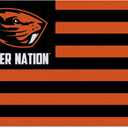 Rico Industries NCAA Oregon State Beavers Country 25" X 35" Felt Wall Dcor, Wall Safe for Living Room, Office, Dining Room, Bedroom, Easy to Hang - Made in The USA