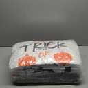 Chunful 4 Pack Halloween Decoration Patio Chair Cushions Outdoor Indoor Tufted Backrest Cushion Furniture Seat Pad Horror Atmosphere Decor for Swivel Rocker Patio Set(47.2 x 19.6 x 4.7 Inches)