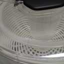 Ourokhome 6.3 QT Salad Spinner with Fully Removable Lid, Large Lettuce Dryer with One-Hand Press Pump, Instant Stop Brake Button and Retractable Handle, Vegetable Washer & Spinner for Greens and Herbs (Black)