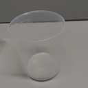Waziaqoc 3 Pack 1000ml/34oz Plastic Graduated Beaker, 1L Measuring Cup