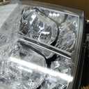 Set of 4 Chrome Headlights Compatible with 07-13 Chevy Silverado 1500/ 2500HD/ 3500HD(Not fit 07 Silverado Classic) w/ Headlight Wiring Harness