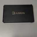 JUSRON 360 Viewing Angle Self Hair Cutting Mirror, Clear Anti-Fog HD Glass (Black Without LED Without Accessories)