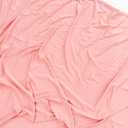 NODNAL CO. Baby Swaddle Blanket - Premium Viscose from Bamboo - 46in x 46in Girl/Boy - Ultra Soft, Gentle, Lightweight Swaddling or Stroller - Gender Neutral Baby Shower Newborn Gift (Dusty Rose)