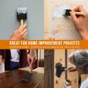 US Art Supply 3 inch Foam Sponge Wood Handle Paint Brush Set (Super Value Pack of 30 Brushes) - Lightweight, Durable and Great for Acrylics, Stains, Varnishes, Crafts, Art