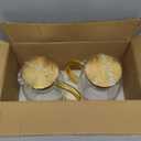 2 Pack Glass Pitcher with Lid, 68 oz/2 Liter Vertical Stripe Round Pitcher with Handle, Heat Resistant, Suitable for Refrigerator Storage, Iced Tea, Coffee, Lemonade, Juice, and Beverage Container