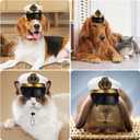Pet Captains Hat White Sailor Hat for Cats Small Dogs Halloween Cosplay Costume Cap Doggy Navy Outfit Cosplay Apparel