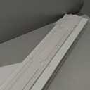 LazBlinds 2-inch Cordless Faux Wood Blinds with Royal Valance, Room Darkening Horizontal Window Blinds, Inside Mount Blinds for Windows - Fit for Window 35.5" W x 60" H - White