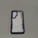 CENHUFO Magnetic Privacy for Samsung Galaxy S25 Case, Full Body Phone Case with Built-in 9H Tempered Glass Privacy Screen Protector and Camera Lens Cover, Shockproof Protective Clear Bumper -Blue