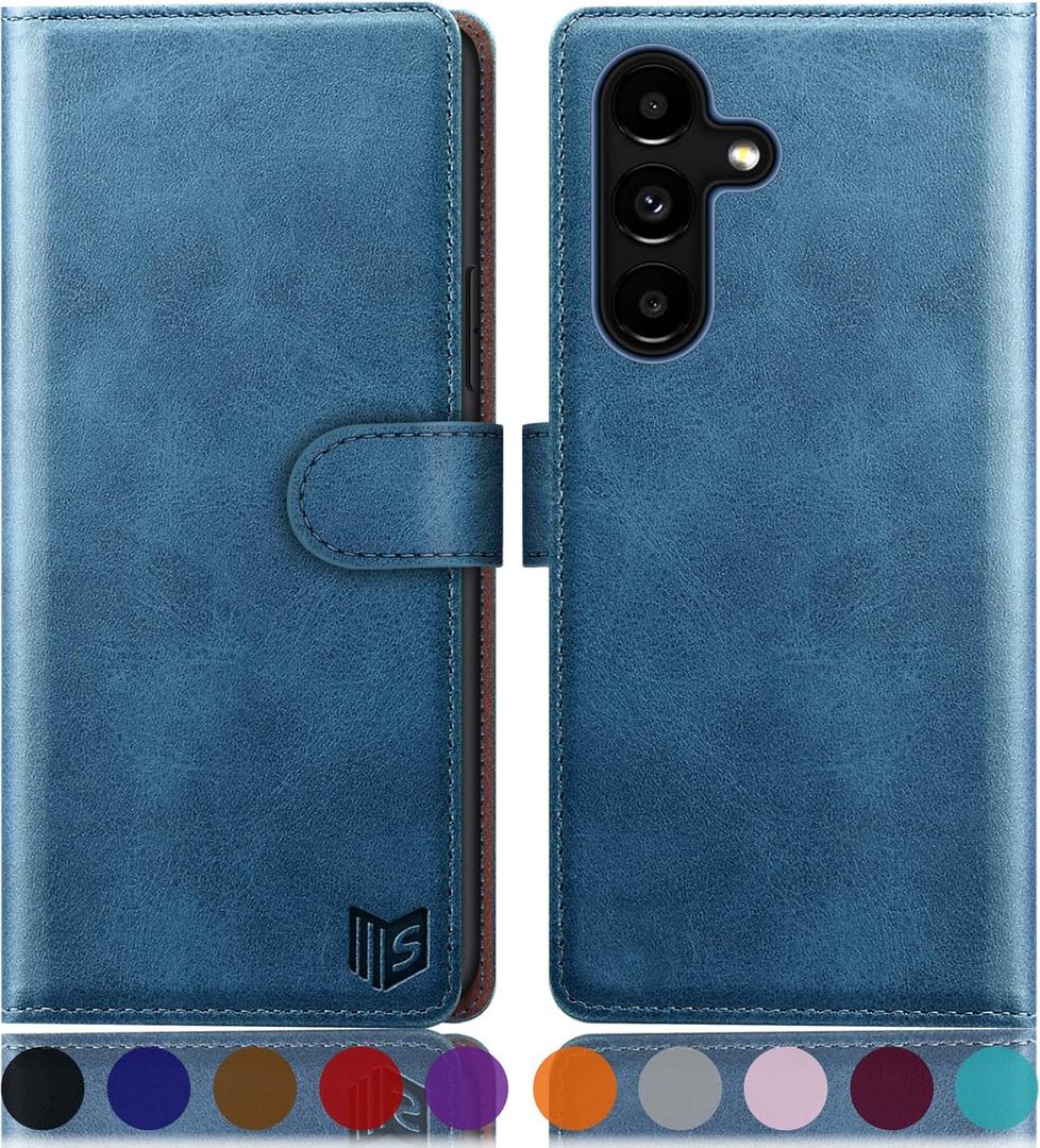 SUANPOT for Samsung Galaxy S24 Plus/S24+ Wallet case with RFID Blocking Credit Card Holder,Flip Book PU Leather Protective Cover Women Men for Samsung S24Plus Phone case Sky Blue SUANPOT for Samsung Galaxy S24 Plus/S24+ Wallet case with RFID Blocking Credit Card Holder,Flip Book PU Leather Protective Cover Women Men for Samsung S24Plus Phone case Sky Blue