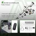 Catalytic Converter Compatible with Nissan Pathfinder 2013-2015 3.5L 3 PCS, Infiniti QX60 2013-2020, JX35 2013 3.5L Front and Rear Catalytic Convertor EPA Compliant 643144 40886 40885
