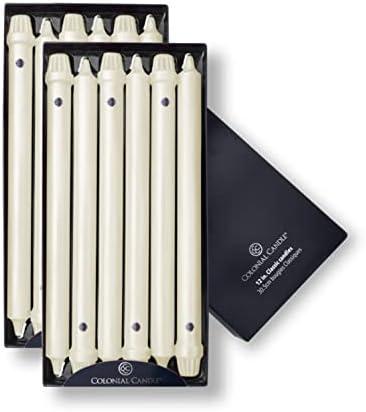 Colonial Candle Ivory Unscented 12 Inch Classic Candles