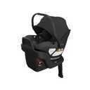 UPPAbaby Aria V2 Lightweight Infant Car Seat - Just Under 6 lbs - Base with Load Leg + Infant Insert + All-Weather FootCover Included - Direct Stroller Attachment - Jake (Charcoal/Black Leather), Manufactured date" 09-27-25