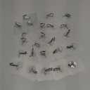 24 Pack Self Adhesive Hooks Heavy Duty - 33lb Max, Transparent, Waterproof, Sticky Wall Hooks for Keys, Bathroom, Shower, Outdoor, Kitchen, Door, Home Improvement, Utility Hooks