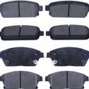 Replacement For Front & Rear Ceramic Disc Brake Pad Buick Encore Verano Chevrolet Trax Volt D1467 D1468