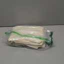 meekoo 16 Pack Canvas Blank Cosmetics Bags Plain Zipper Makeup Pouch Sublimation DIY Craft Multipurpose Toiletry Bag for Makeup Travel Cosmetic Stationary Storage(L,Beige)