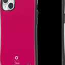iFace First Class Designed for iPhone 14 Plus Case (6.7")  Cute Shockproof Protective Dual Layer [Hard Shell + Bumper] Phone Cover for Girls, Women [Drop Tested] - Hot Pink