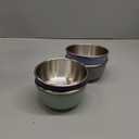 Elk and Friends Stainless Steel Bowls with Silicone Sleeve for Babies & Toddlers | Lids Included | Stay Put Suction | Cereal & Snack Bowls | 4 Pack (Sage/MistyBlue/Navy/Gray)