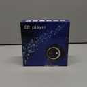 Portable CD Player - Small Rechargeable Bluetooth 5.0 Player for Home with Headphones with HiFi Stereo Sound, CD Player for Car Through AUX with Anti-Skip Protection (Black)