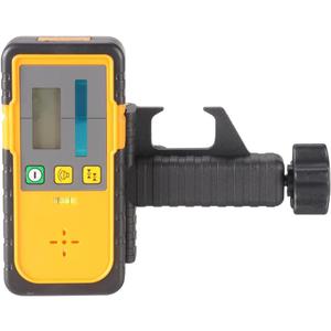 Digital Rotary Laser Receiver with Dual Display and Built-In Bubble Level, Compatible with 600 Rpm Speed Green Rotary Lasers - Rod Clamp Included,Class 2, Laser parameters <5mW