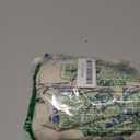 jinchan Floral Kitchen Curtains 24 Inch Linen Tier Curtains Farmhouse Cafe Half Window Drapes Over Sink Light Filtering Blue on Beige for Living Room Laundry Tie Top 2 Panels