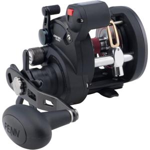PENN Warfare Level Wind Conventional Nearshore/ Lake Fishing Reel, HT-100 Star Drag, Max of 15lb | 6.8kg, Made with Corrosion-Resistant Graphite Frame