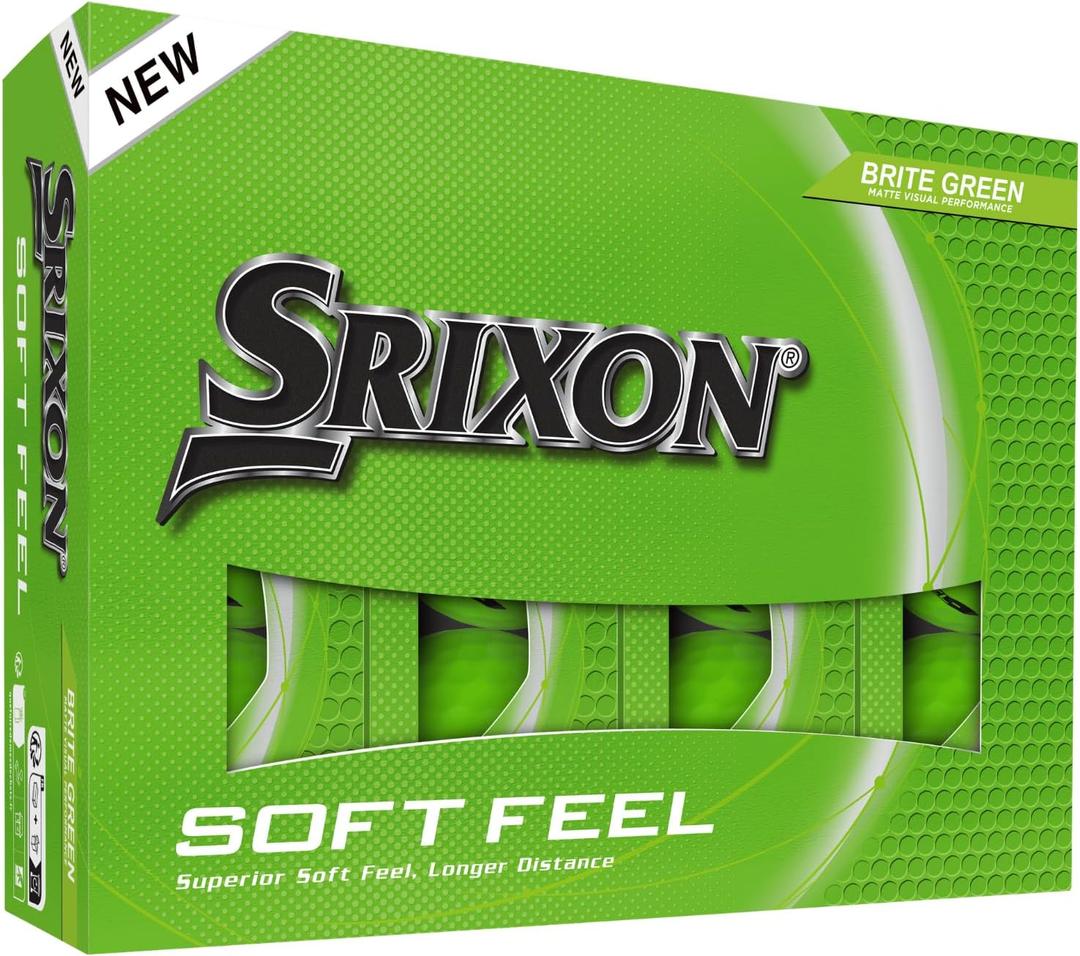 Srixon Soft Feel Golf Balls (Brite Green)