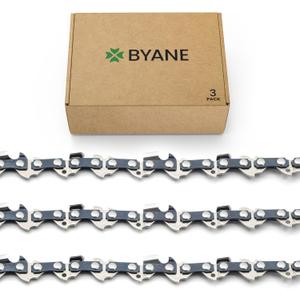 Chainsaw Chain 16 Inch 3/8" LP Pitch .043'' Gauge 56 Drive Links Low-kickback Fits Milwaukee M18 2727-20, EGO CS1600/CS1604,Dewalt DCCS670 and More, Replacement for Oregon R56 (3 Chains)