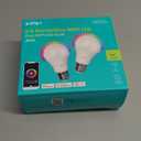 VTA+ Smart Light LED Bulb Kit x2 E27 RGB - WiFi 2.4Ghz only, Alexa and Google Home Compatible, Adjustable Colors & Temperature, Easy Installation and Setup, 9W, 800 Lumens