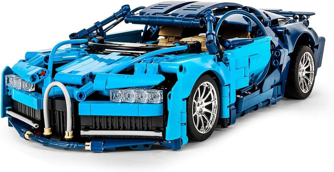 GOTIMON Bluce Sports Car MOC Building Blocks Kit, 1:14 Scale Sports Car Model Toys(1355 Pcs)Gift for Adults and Kids