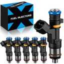 YZHIDIANF Upgraded 0280158042 Fuel Injectors For:-Infiniti FX35 G35 M35 2004 2005 2006 2007 2008, For:-Nissan Murano 350Z 2004 2005 2006 2007 V6 3.5L, FJ828, 842-12327, 16600CD700, 16600CD70A (6)