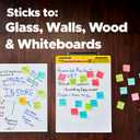 Post-it Super Sticky Easel Pad, 25 x 30 Inches, 30 Sheets/Pad, 6 Pads, Large White Premium Self Stick Flip Chart Paper, Super Sticking Power (559VAD6PK)
