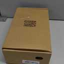 VIMISAOI Women's Bow Knot Heeled Sandals Open Toe High Block Chunky Heels Ankle Buckle Strap Pleated Bride Wedding Party Dress Shoes (10)