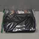 Large Women Lunch Bags for Work Insulated/Insulated Adult Lunch Box for Women/Durable Nylon Thermal cooler Bag /Leakproof Cooler Tote Bag with Storage Pocket(Newly upgraded Noir Black Brown strap)