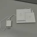 Wireless Charger Stand 3 in 1 Foldable Charging Station for iPhone 16 15 14 13 12 11 Pro Max Apple Watch 10 9 8 7 6 5 Airpods 4 3 2 Pro (White)