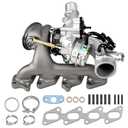 AUTOBABA 667-203 Turbo Turbocharger Kit with Gasket Compatible with 2011-2015 Chevrolet Cruze 2016 Cruze Limited 2012-2020 Chevy Sonic 2013-2021 Trax 2013-2021 Buick Encore L4 1.4L Replace# 55565353