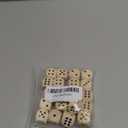 20Pcs Wooden D6 Dice Set, 20mm Round Corner, 6 Sided Gaming Dice for Adults Standard Game Dice