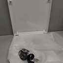 XQHDWEC Toilet Seats Soft Close White, Loo Lid Quick Release Heavy Duty Easy to Clean Bathroom Lid,Square