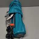 Chair Adjustable Umbrella with Clamp UPF 50+ with Universal Clamp for Beach Chair, Cyan
