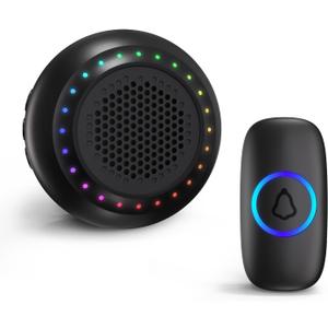 Wireless Doorbell Classroom Doorbell for Teachers Waterproof Button 1000Ft Range 130dB Adjustable Volume 48 Chimes for Home Classroom Office Kids Room