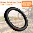 (2 Set) 2.5-10" Off-Road Tire and Inner Tube Set - Dirt Bike Tire with 10-Inch Rim and 2.5/2.75-10 Dirt Bike Inner Tube Heavy Duty Compatible with Honda CRF50/XR50, Suzuki DRZ70/JR50 and Yamaha PW50