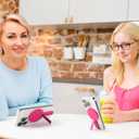 2 x Suction Phone Mount for Case, 2 in 1 Silicone Octo Cup Buddy Sticky Grip Holder for iPhone, Hands-Free Selfie/Video for TikTok Influencers, White