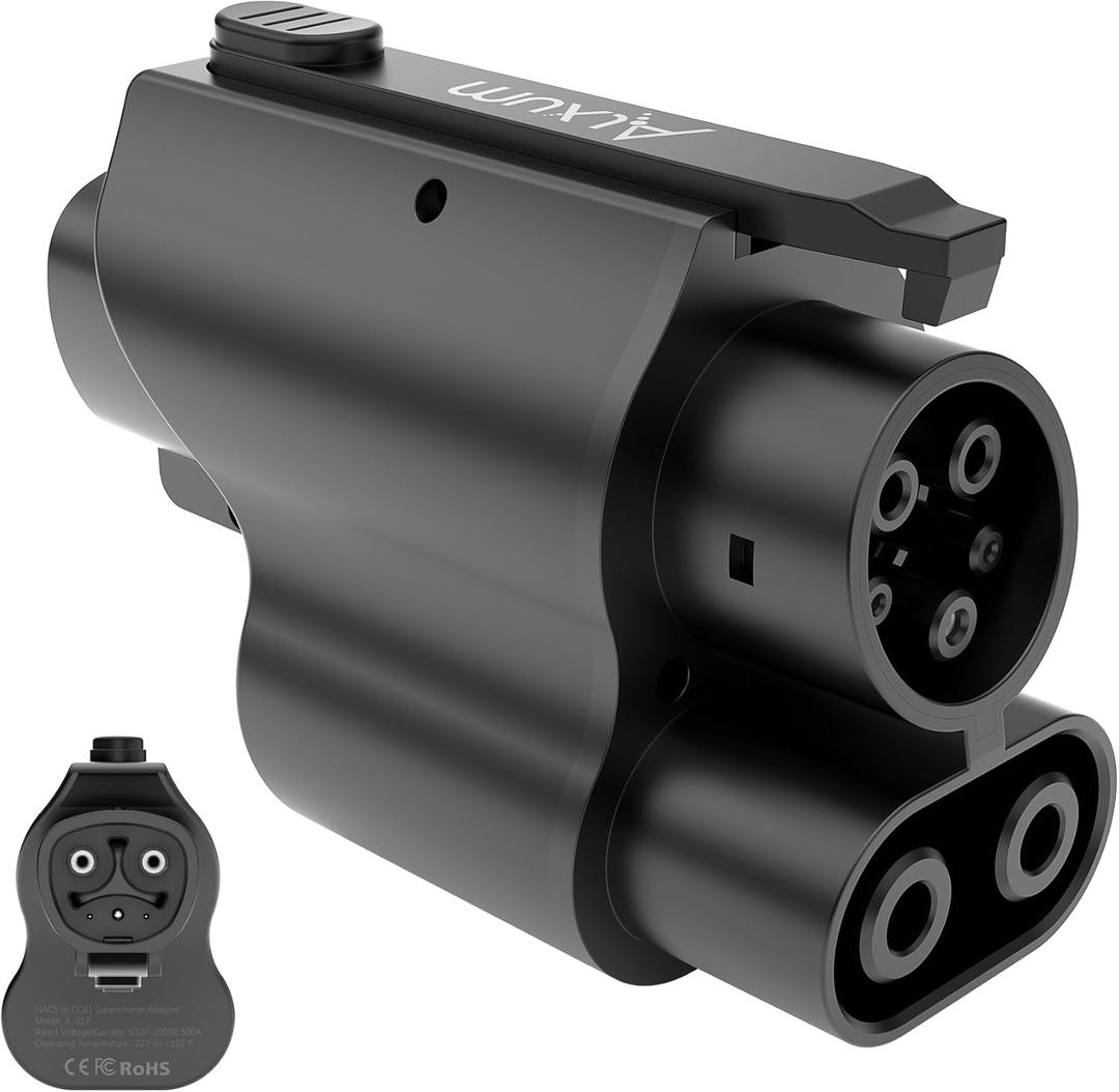 Tesla Supercharger to CCS1 Adapter - 250Kw 1000V for Tesla V1/V2/V3/V4 DC Fast Charging Stations NACS to CCS Adapter Compatible with All Ford Rivian GM EVS