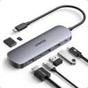 Anker USB C Hub, 7in1 Multi-Port USB Adapter for Laptop/Mac, 4K@60Hz USB C to HDMI Splitter, 85W Max PD, 2 USB 3.0 & 1 USBC Data Ports, SD/TF Card Reader, for Type C Devices (Charger Not Included)
