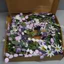 22 Inches Summer Wreaths for Front Door Blue Summer Door Wreath Spring Floral Wreath with Wildflower Lanvender for Wall Porch Indoors Outdoor Window Home Decorations