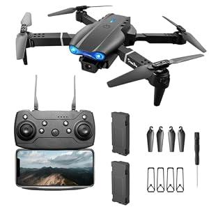 FPV Drone with 1080P Dual HD Cameras Upgraded Version RC Quadcopter for Adults, Beginner WiFi RC Drone Live Video, One Key Take Off/ Land