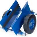 AIWFL Panel Dolly Heavy Duty Door Cart 1100LBS Capacity Adjustable Drywall Mover with 10" Solid Wheels Panel Cart for Drywall Sheet Material Handling All Terrain Slab Dolly (Blue)
