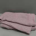 PHF Ultra Soft Waffle Weave Throw Blanket 50"x 60"- Washed Lightweight Breathable Cozy Woven Blanket for Bed - Aesthetic Decor for Couch Bedding Sofa Home Car - Lavender