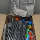 Dripex Baby Playpen, 4747 Inch Small Playpen for Babies, Enhanced Safety Baby Play Yard for Indoor & Outdoor, Infant Play Pen with Soft Breathable Visible Mesh, Anti-Fall Design & Easy Setup, Grey