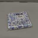 Crtiin 36 Pack 9 Styles Decoupage Napkins Assorted Floral Decorative Decoupage Napkins Chinoiserie Cocktail Paper for DIY Crafting Birthday Party, Each Unfolded 13 Inch(Blue and White Floral)